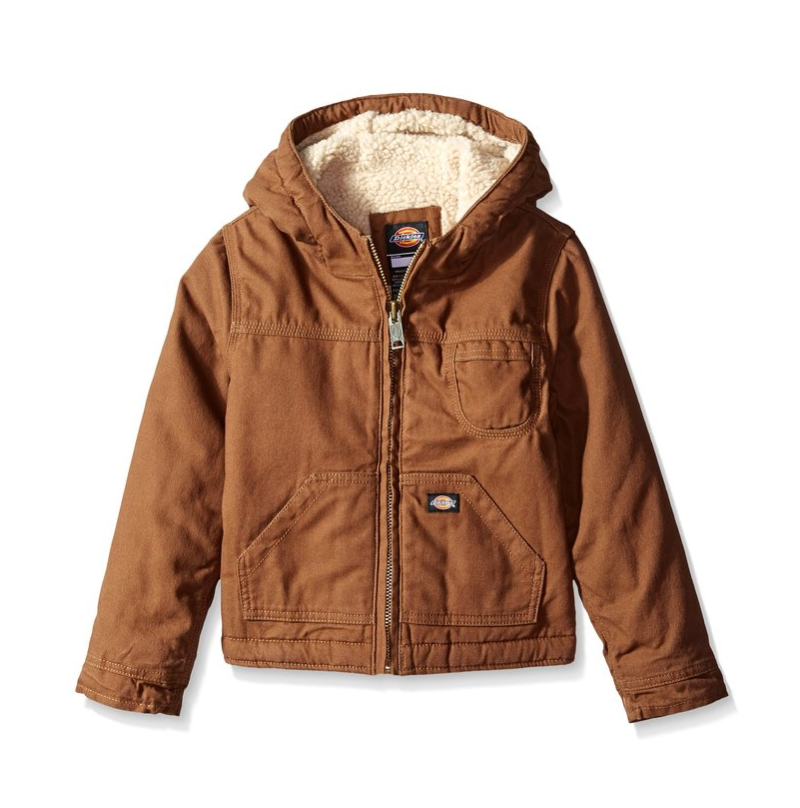 Dickies Boys' Sherpa Lined Duck Jacket only $24.79