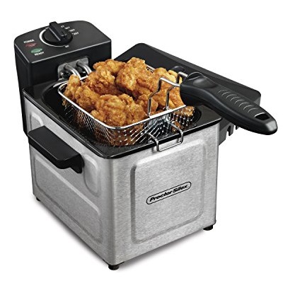 Proctor Silex Professional-Style Electric Deep Fryer 1.5-Liter, Stainless Steel (35041), Only $15.00