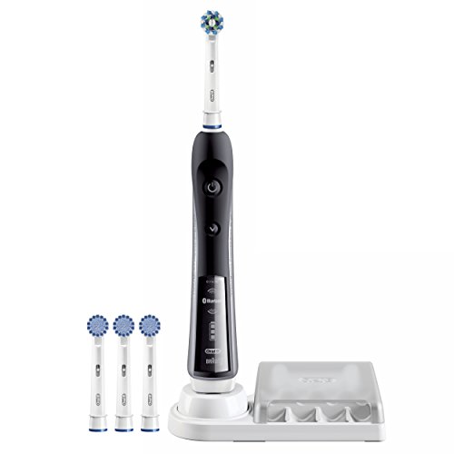 史低價！Oral-B 7000精密清潔可充電電動牙刷，支持藍牙技術，6個敏感牙齒牙刷頭，現點擊coupon后僅售$96.67， 免運費。