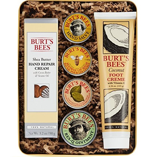 史低價！Burt's Bees 小蜜蜂明星產品6件套鐵盒禮包，原價$25.00，現僅售$18.50