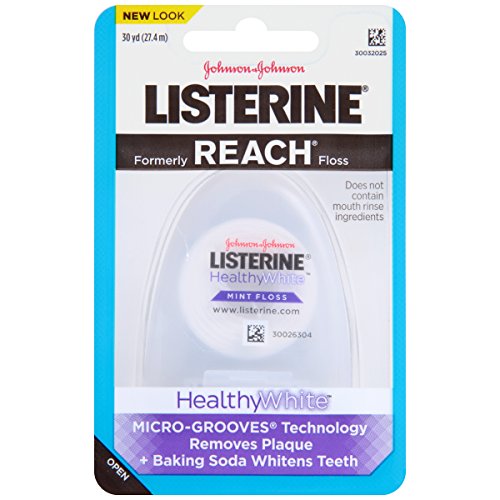 Listerine Healthy White Floss, Clean Mint (Pack of 6), Only $10.40, free shipping after clipping coupon and using SS
