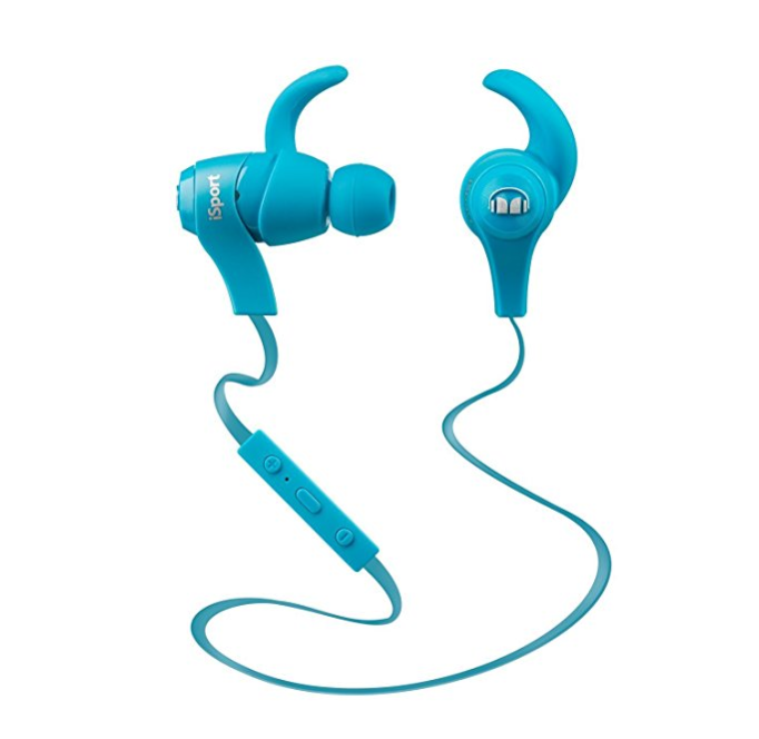 Monster iSport Bluetooth Wireless In-Ear Headphones - Blue only $33.37