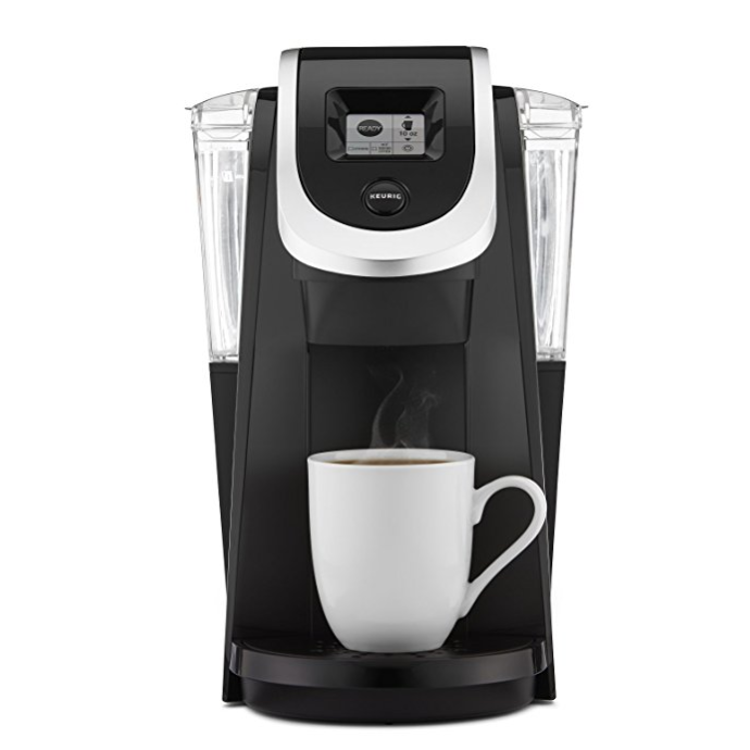 Keurig K250 Single Serve, Programmable K-Cup Pod Coffee Maker with strength control, Black only $79.99