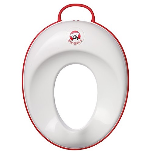 BABYBJORN Toilet Trainer - White/Red, Only $11.80, You Save $23.15(66%)