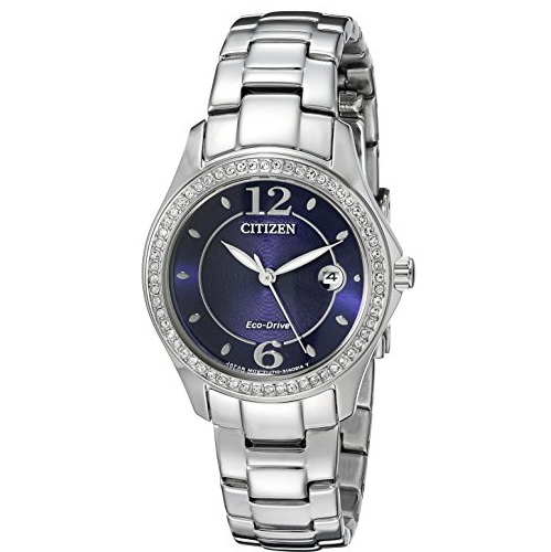 Citizen Women's Eco-Drive Silhouette Crystal Watch with Date, FE1140-86L,  Only$107.98, free shipping