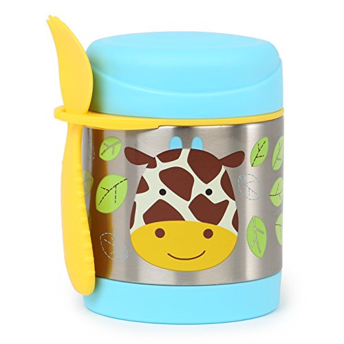 Skip Hop Baby Zoo Little Kid and Toddler Insulated Food Jar and Spork  Set, Holds 325 mL / 11 fl oz, Multi  Jules Giraffe, Only $12.60, You Save $5.40(30%)