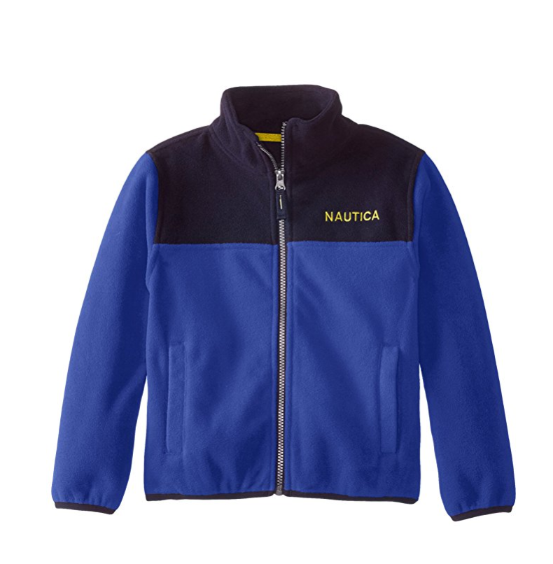 Nautica Boys' Colorblock Micro Polar Fleece Jacket only $13.99