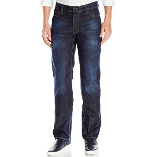 Calvin Klein Jeans Men's Straight Leg Jean Splatter Paint Indigo $27.99 FREE Shipping on orders over $49