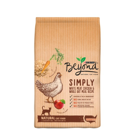 Purina Beyond Natural White Meat Chicken & Whole Oat Meal Recipe Dry Cat Food only $16.65