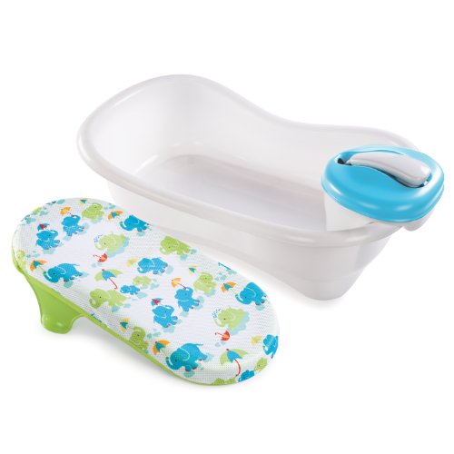 Summer Infant Newborn to Toddler Bath Center and Shower, Blue, Only $22.49