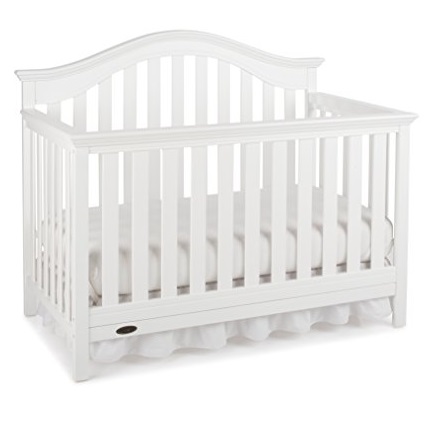 Graco Bryson 4-in-1 Convertible Crib, White, Only $172.99, You Save $107.00(38%)