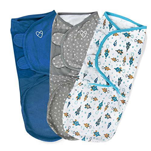 史低价！ SwaddleMe 全棉婴儿安全包巾三个装，原价$34.99，现仅售$11.77