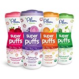 Plum Organics Super Puffs Variety Pack, 1.5 Ounce (Pack of 8)  $14.99