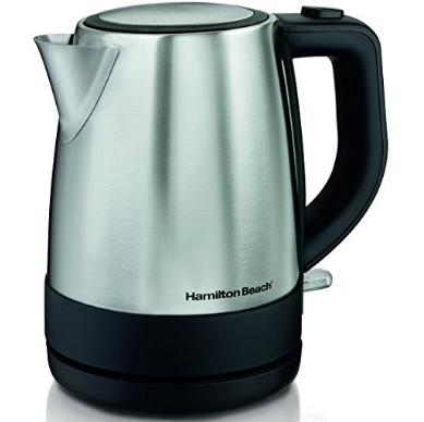 Hamilton Beach 40998 1 L Stainless Steel Electric Kettle, Silver $15.22 FREE Shipping on orders over $25