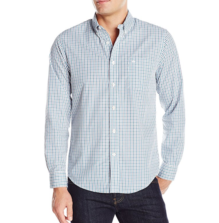 Dockers Long Sleeve 男士格子衬衫, 现仅售$18.32