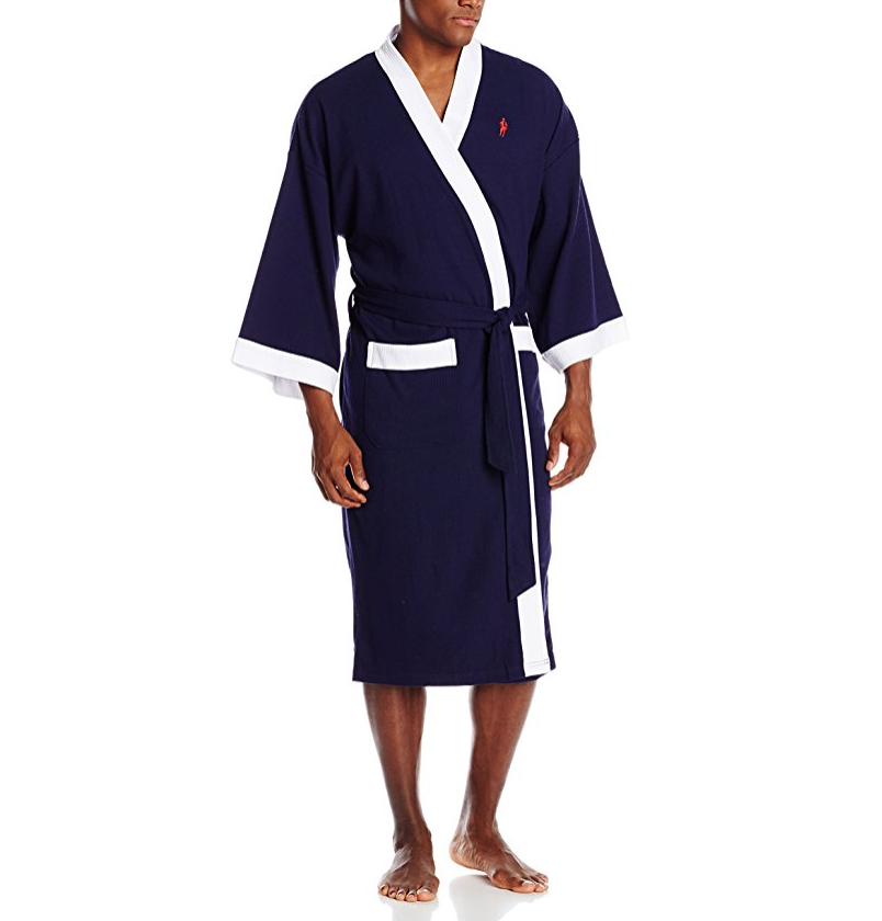 休闲舒适！Jockey Kimono Robe男士长款休闲睡袍, 现仅售$39.99