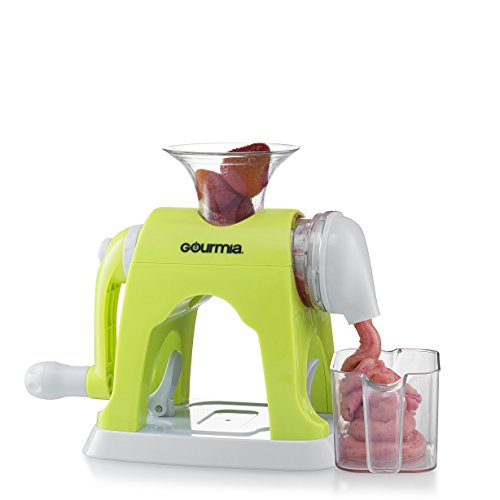 Gourmia GIC9610 Ice Cream Maker Whips Up Frozen Fruit Desserts With Easy Hand Crank & Bowl, Free E-Recipe book included, Durable BPA free food safe material, Only $18.99