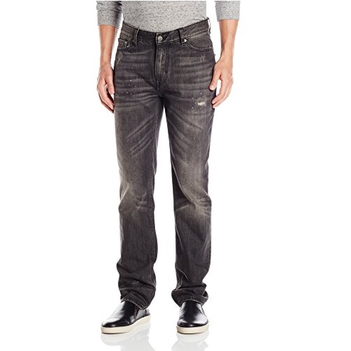 白菜！Calvin Klein Jeans Straight Leg 男款牛仔裤， 现仅售$17.43