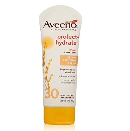 Aveeno Protect + Hydrate Lotion Sunscreen With Broad Spectrum SPF 30, 3 Oz, Only$5.81, free shipping after using SS