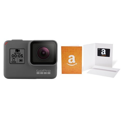 旗艦！史低價！GoPro Hero5 Black 4k 黑色旗艦款 運動相機 + $60 Amazon購物卡，現僅售$399.00，免運費
