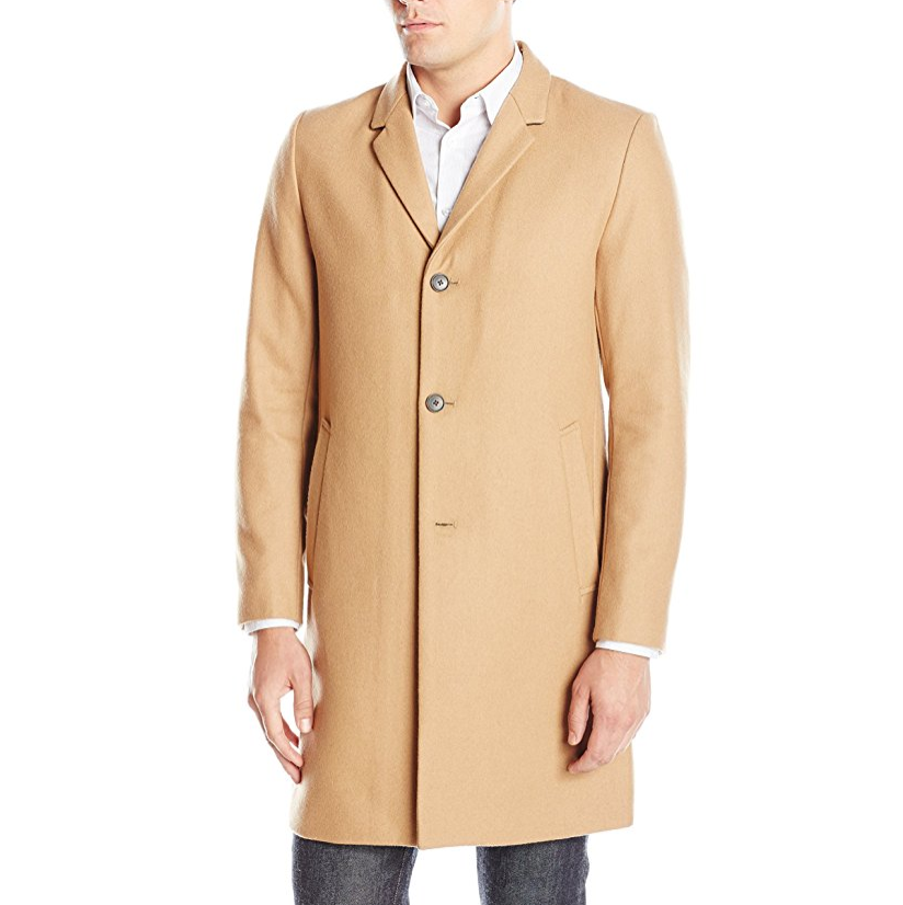 Lucky Brand Men's Abercrombie Wool Single Breasted Top Coat only $61.99