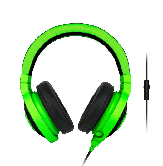 Razer Kraken Pro Analog Gaming Headset for PC, Xbox One and Playstation 4, Green only $32.99