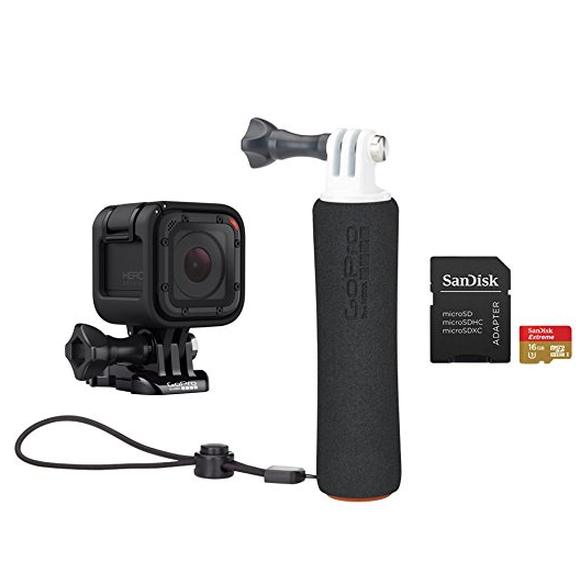 超值套装！ GoPro HERO Session 运动摄像机+漂浮把手+16GB闪存, 原价$249.99, 现仅售$179, 免运费！