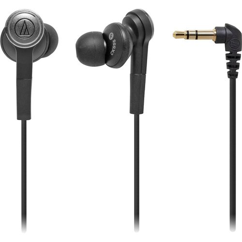 Audio-Technica ATH-CKS55USBK Solid Bass Noise Isolating In-Ear Headphones, only $33.00, free shipping