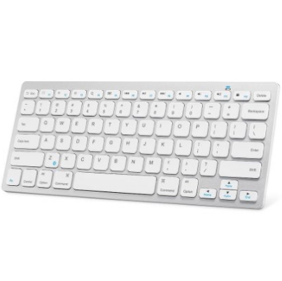Anker Bluetooth Ultra-Slim Keyboard for iPad Air 2 / Air, iPad Pro, iPad mini 4 / 3 / 2 / 1, iPad 4 / 3 / 2, Galaxy Tabs and Other Mobile Devices (White) $10.99 FREE Shipping on orders over $49