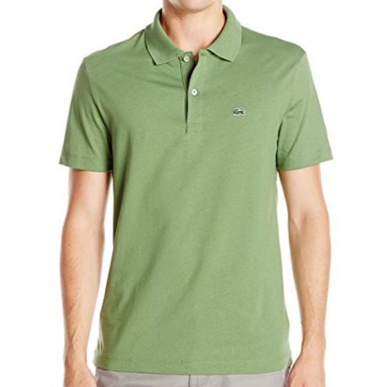 Lacoste Men's Short Sleeve Pima Jersey Polo $27.52 FREE Shipping on orders over $49
