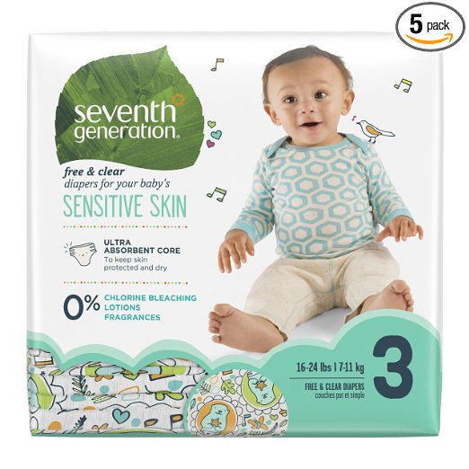 Seventh Generation尿布、濕巾大促銷！購買一件減25%，購買2件減40%！使用