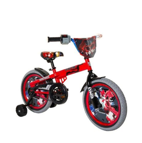 Transformers Boy's 16-Inch Optimus Prime Bike, Red/Black/Blue only $ 60.20