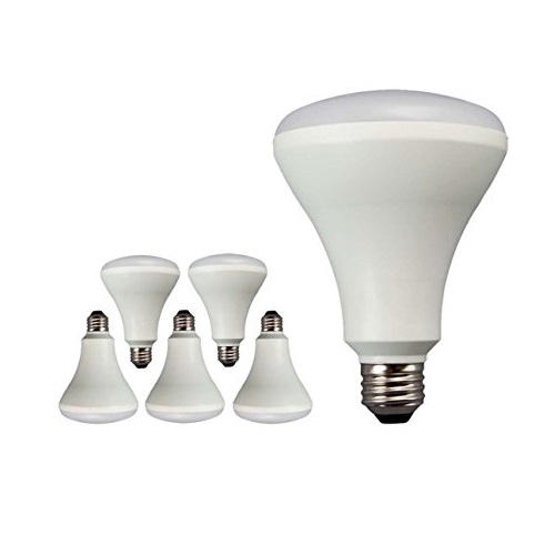 New TCP 65 Watt Equivalent 6-pack, BR30 LED Flood Light Bulbs, Non-Dimmable Soft White  LBR306527KND6, Only $23.99, You Save $11.00(31%)