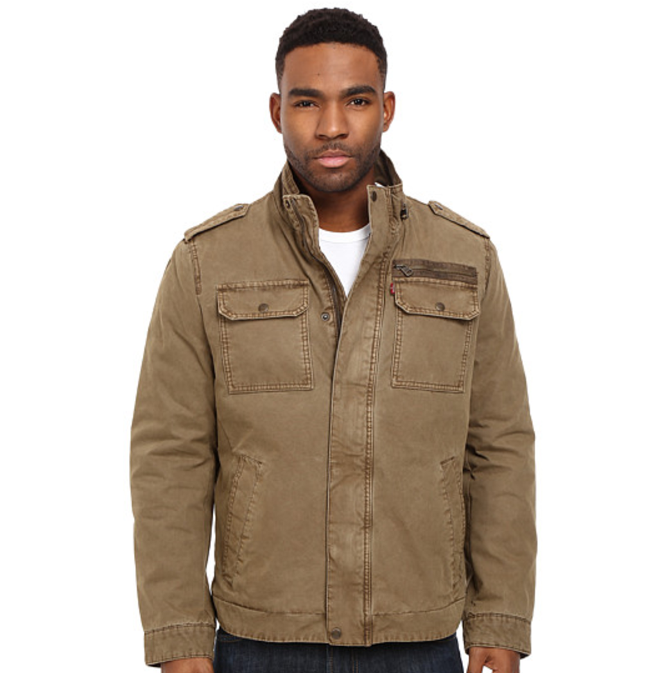 6PM: 修身保暖!Levi's李维斯 Military Jacket w男士两袋夹克, 原价$180, 现仅售$59.99, 免运费！