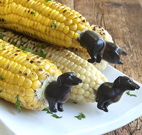 Charcoal Companion Dog Corn Holders (8 Pieces) - Perfect Gift For Dachshund Lovers - CC5009. only $5.48