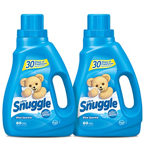 Snuggle Liquid Fabric Softener with Fresh Release, Blue Sparkle, 50 Fluid Ounces (Pack of 2), Only $7.54, free shipping after  using SS