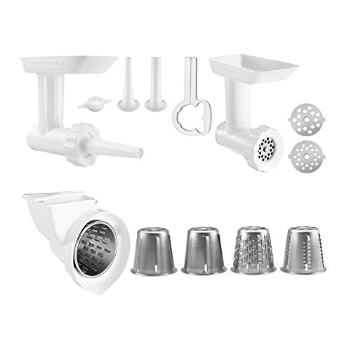 KitchenAid KGSSA Stand Mixer Attachment Pack 2 with Food Grinder, Rotor Slicer & Shredder, and Sausage Stuffer, Only  $79.00, free shipping
