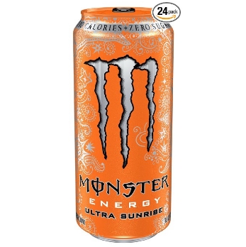 Monster Energy零卡路里能量饮料24听装$27.53 免运费