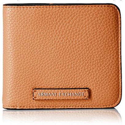 Armani Exchange 阿玛尼卵石纹钱包  特价仅售$20.67