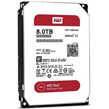 WD Red 8TB NAS Hard Disk Drive - 5400 RPM Class SATA 6 Gb/s 128MB Cache 3.5 Inch - WD80EFZX $230.50 FREE Shipping