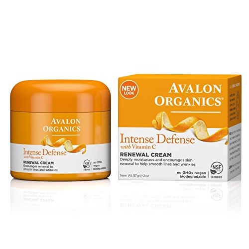 Avalon Organics纯天然维C无油美白保湿面霜，2 oz/瓶，共2瓶，原价41.90，现仅售$15.49，免运费