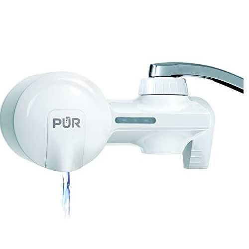 PUR PFM150W White Basic Faucet Mount Water Filtration System, Only $16.79