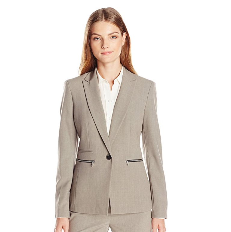 Nine West Women's Stretch Crepe 1 Button Jacket (3) only $25.72