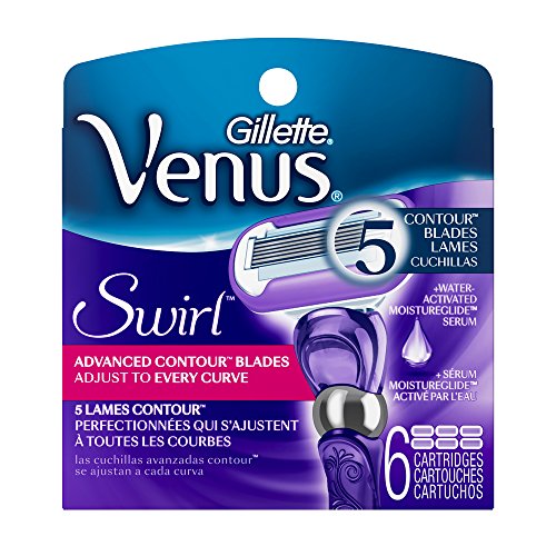 Gillette Venus Women's Razor Blade Refills, Swirl, 6 Count, Only $19.77, free shipping after using SS