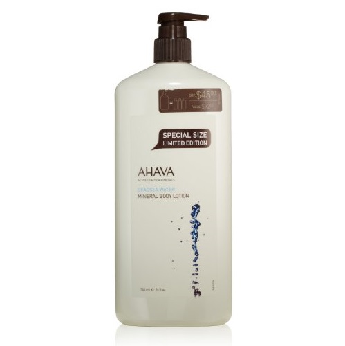AHAVA Dead Sea Water Mineral Body Lotion, 24 fl oz, Only $40.00, You Save $9.00(18%)