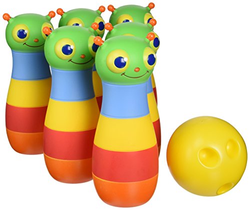 Melissa & Doug Sunny Patch Happy Giddy Bowling Set With 6 Pins, Bowling Ball, and Storage Bag, Only $5.98, You Save $14.01(70%)