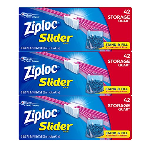 Ziploc Slider Storage Bags, 126 Count, Only $8.98, free shipping after clipping coupon and using SS