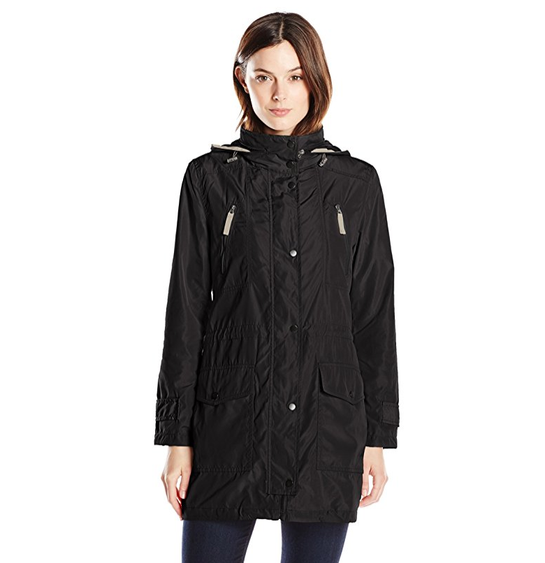 Larry Levine Women's Anorak with Hood only $ 13.37