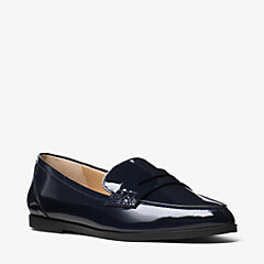 $50.63 ($135.00, 62% off) MICHAEL Michael Kors Connor Patent-Leather Penny Loafer