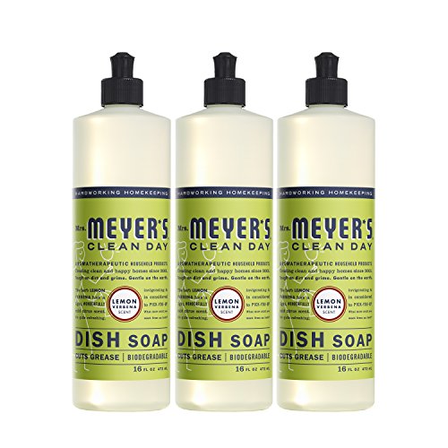 MRS MEYERS Liquid Dish Soap, Lemon Verbena, 16 Fluid Ounce (Pack of 3), Only $6.64, free shipping after   using SS